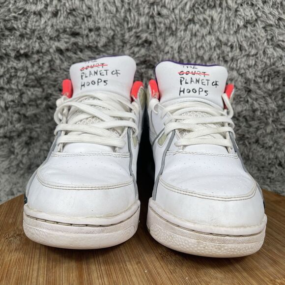 Nike Air Flight 89 Planet of Hoops Sneakers Shoes Men's 8 CW2616-101 - Picture 3 of 12